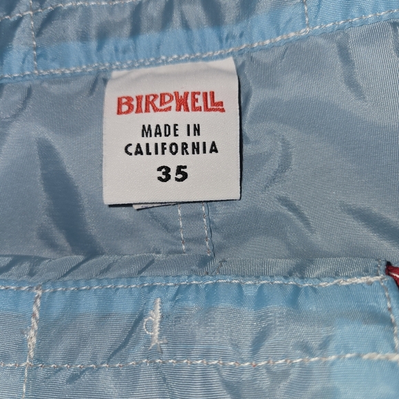 NWOT Birdwell Red Swim Board Shorts - Picture 5 of 5